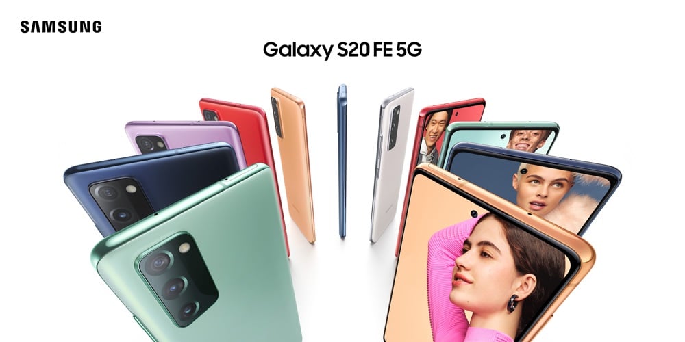 Galaxy S20 Fan Edition : un Samsung Galaxy S20 "Light" tout en couleur