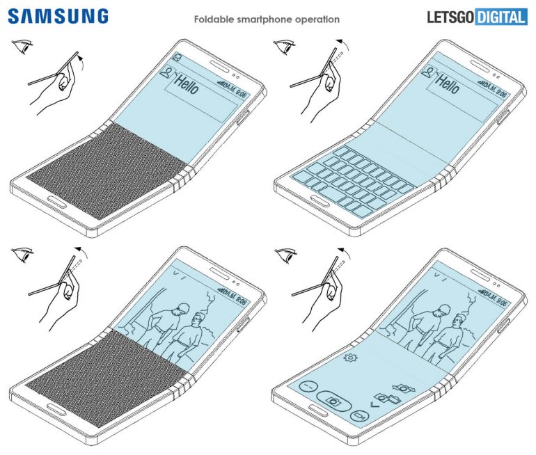 Galaxy X : un nouveau concept de smartphone pliable signé Samsung
