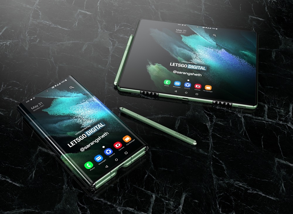 Galaxy Z Fold Tab : un rendu 3D dévoile la tablette pliable de Samsung