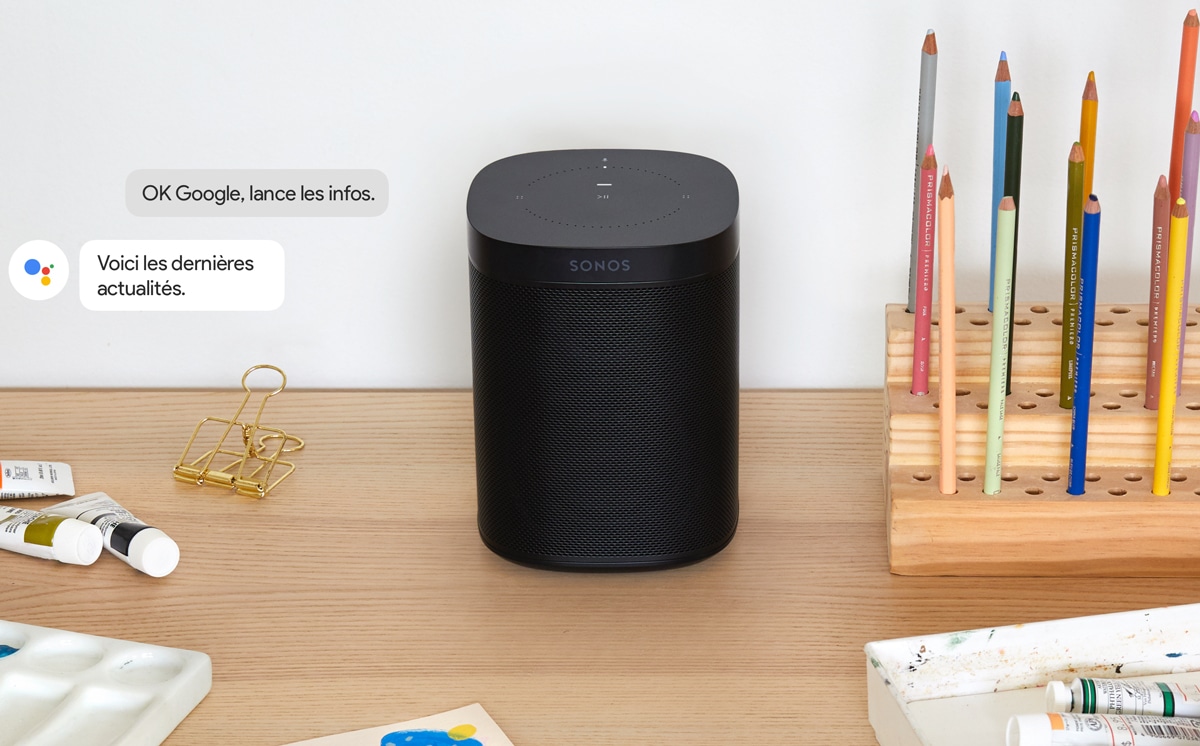 Google Assistant est enfin disponible sur les enceintes Sonos en France