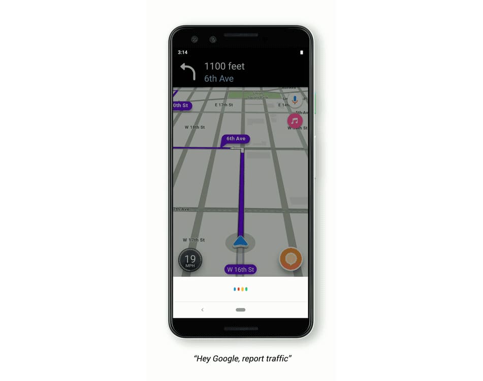 Google Assistant se fait une place dans l'application Waze