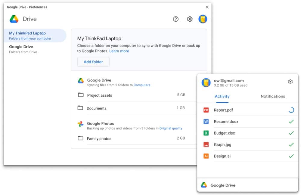 Google Drive va déployer son nouveau logiciel de synchronisation unifié