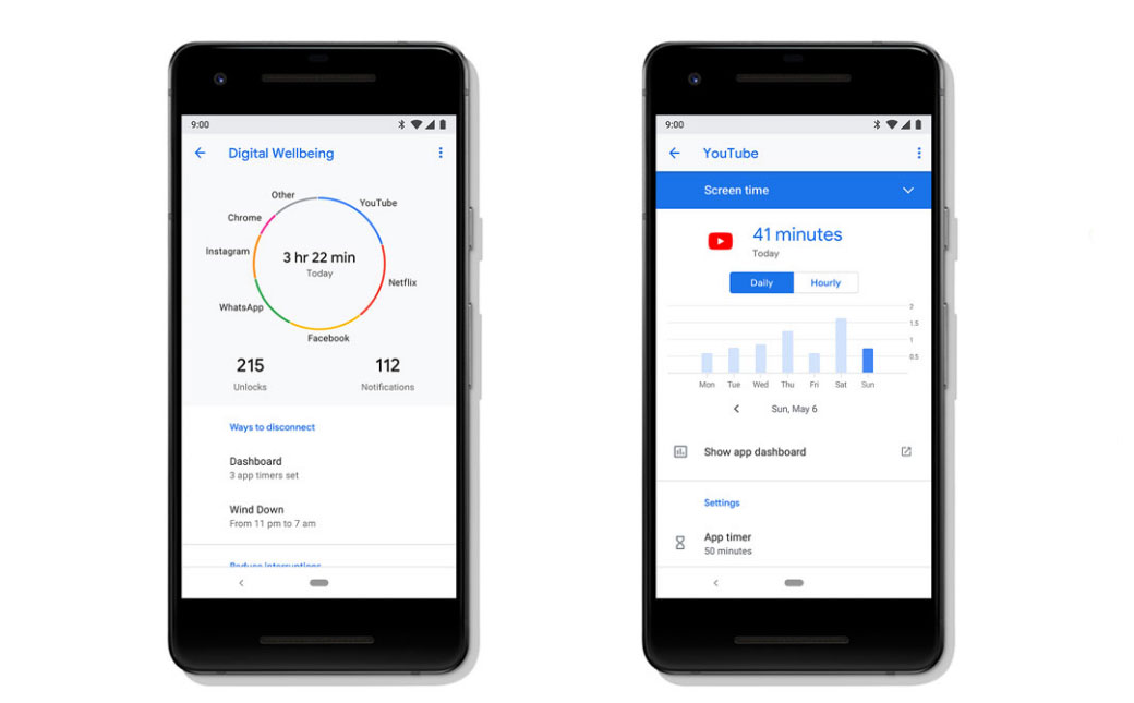 Google lance son application Bien-être numérique sur les Pixels et Android One