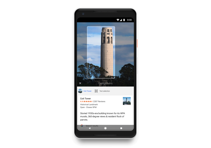 Google Lens : l’analyse automatique d’images arrive sur tous les appareils Android Oreo