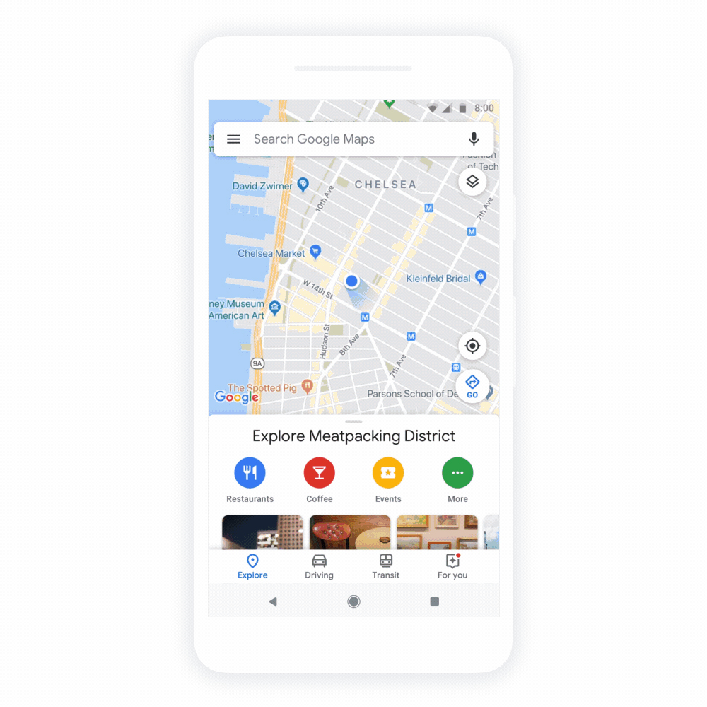 Google Maps fait peau neuve et s'offre de nouvelles fonctionnalités
