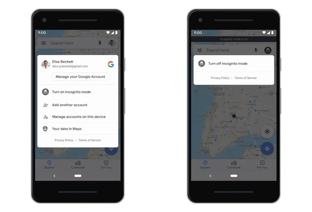 Google Maps : le mode incognito arrive en test sur Android