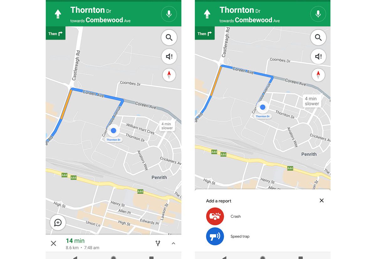 Google Maps s'inspire de Waze et va bientôt permettre de signaler radars et accidents