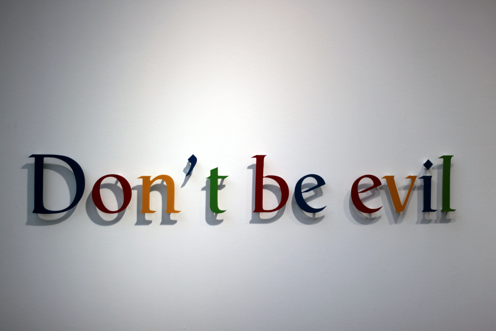 Google retire Don't Be Evil de son code de conduite