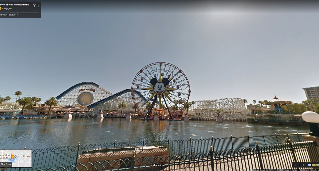 Google Street View permet maintenant de visiter 11 parcs Disney