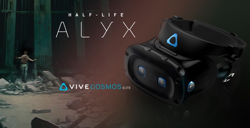 HTC Vive Cosmos Elite : le jeu Half-Life Alyx offert avec le casque