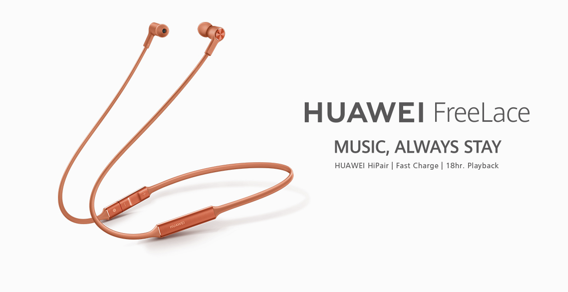 Huawei Freelace : des écouteurs sans fil en plus des P30 et P30 Pro