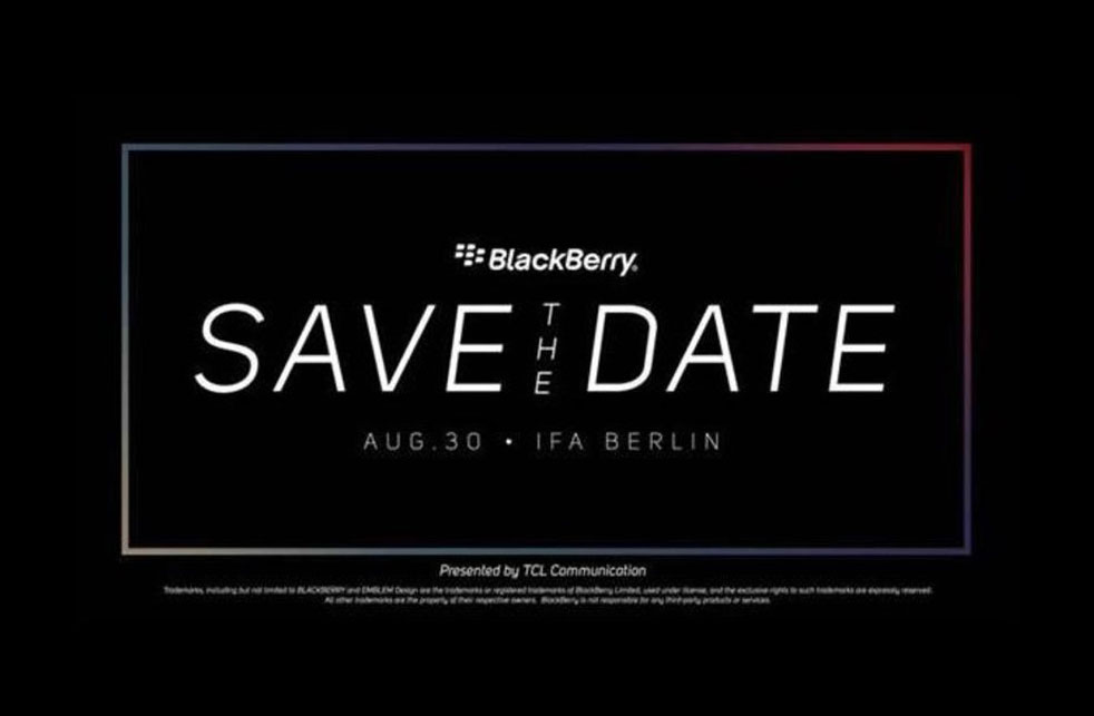 IFA 2018 - TCL tease le BlackBerry KEY2 LE avant sa présentation