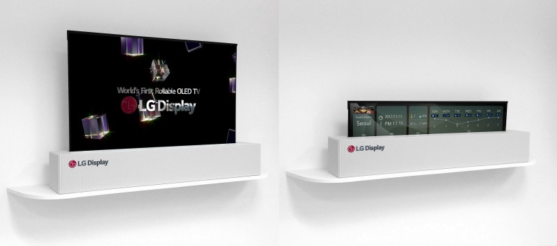 La version commerciale du TV LG OLED enroulable est attendue au CES 2019