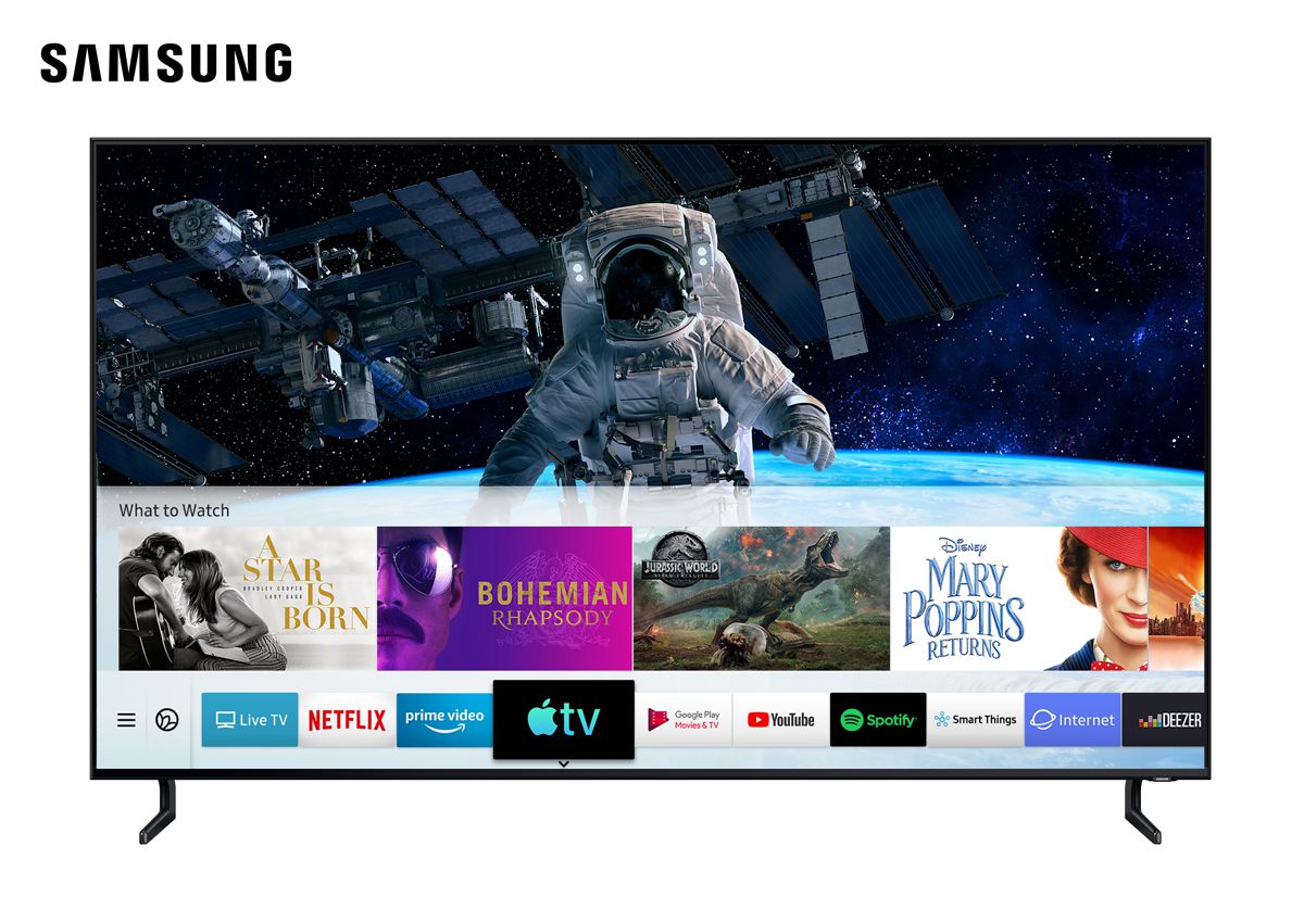 L'application Apple TV et AirPlay 2 débarquent sur les téléviseurs Samsung