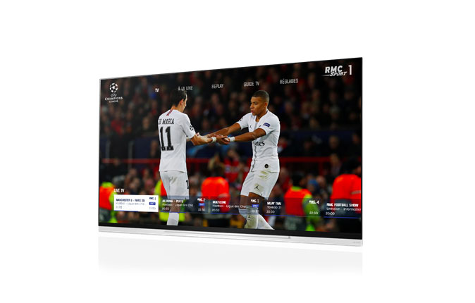 L'application RMC Sport fait son arrivée sur les Smart TV de LG
