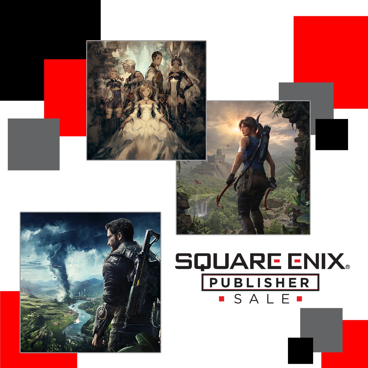 Le plein de promos Square Enix pour passer le temps sur Nintendo Switch et Xbox One/360