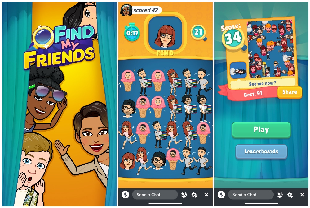 Leaderboard Games : les jeux avec classement débarquent sur Snapchat