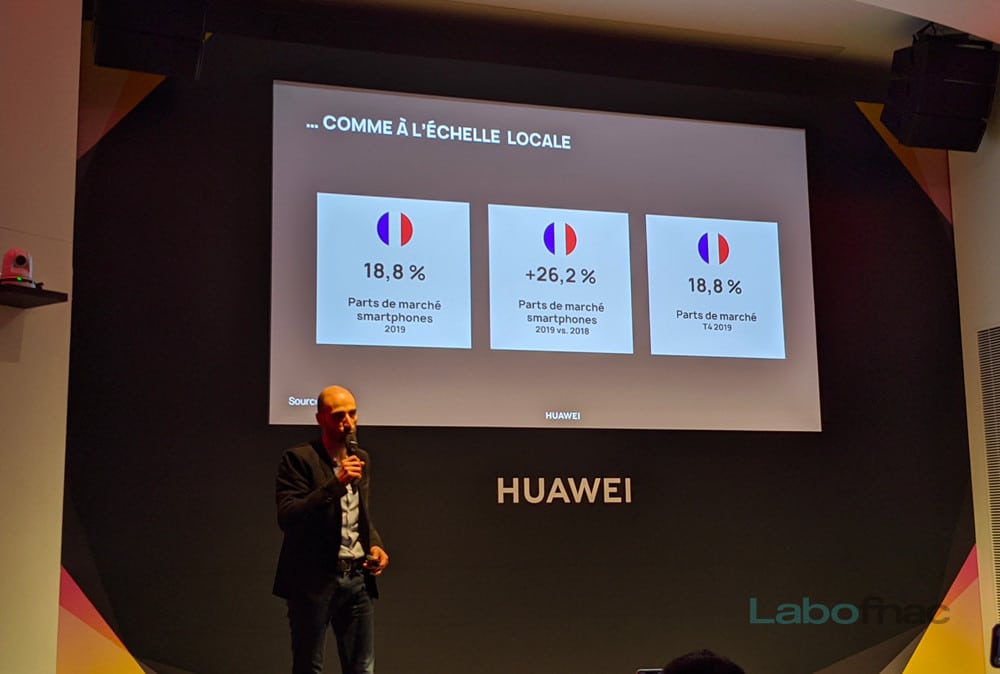 Malgré l'embargo américain, Huawei vend toujours et veut le faire savoir