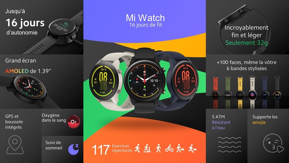 Mi Watch : la montre connectée de Xiaomi arrive en France