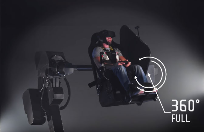 MMOne, le fauteuil qui transforme les casques VR en véritables simulateurs