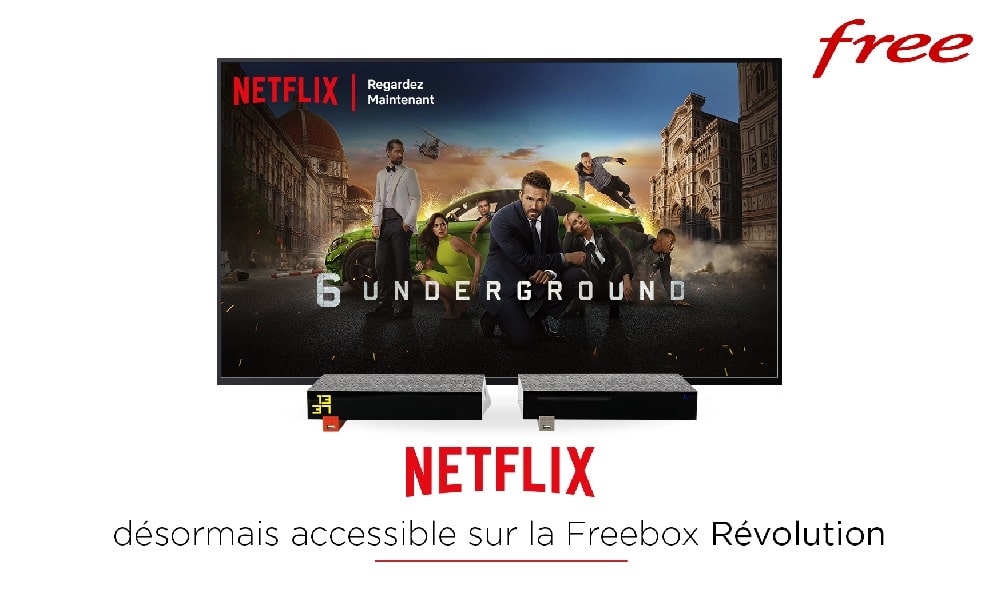 Netflix arrive en option sur la Freebox Révolution