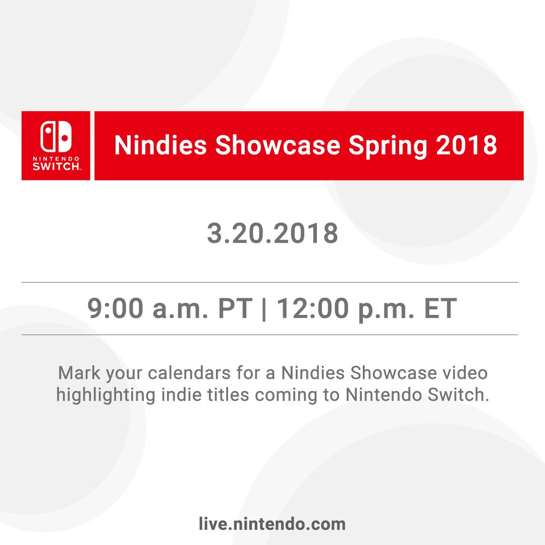 Nintendo planifie son prochain Nintendo Direct dédié aux "Nindies"