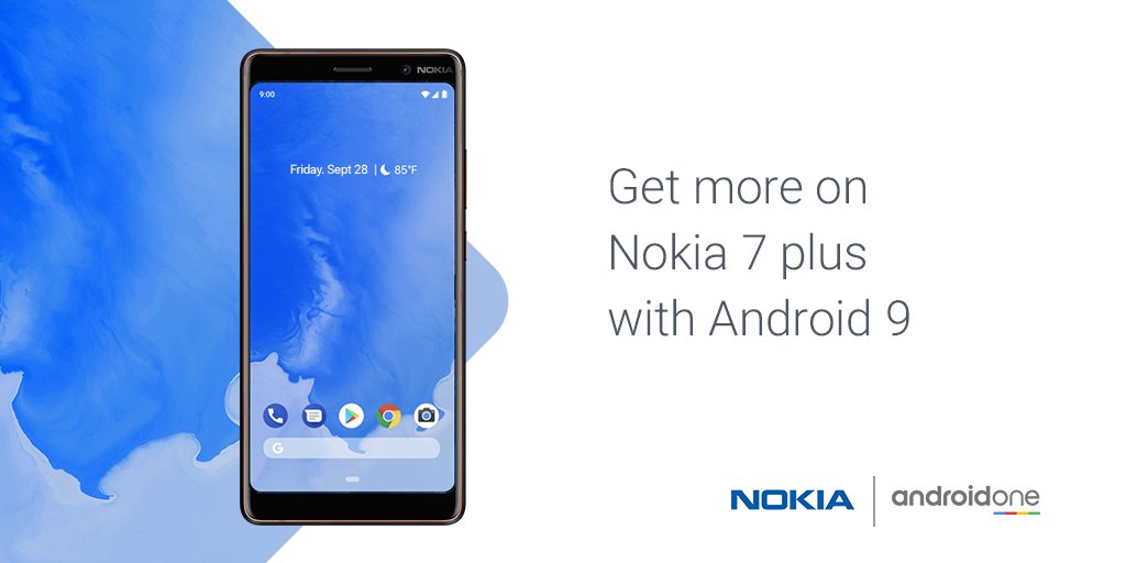 Nokia 7 Plus : la mise à jour vers Android 9.0 Pie est en route
