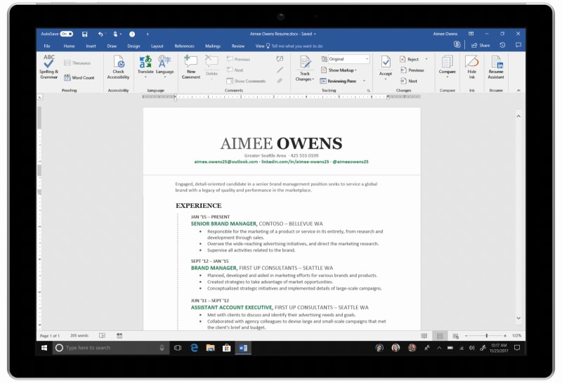 Office 365 : l’outil d’aide à la rédaction de CV de Microsoft et LinkedIn arrive