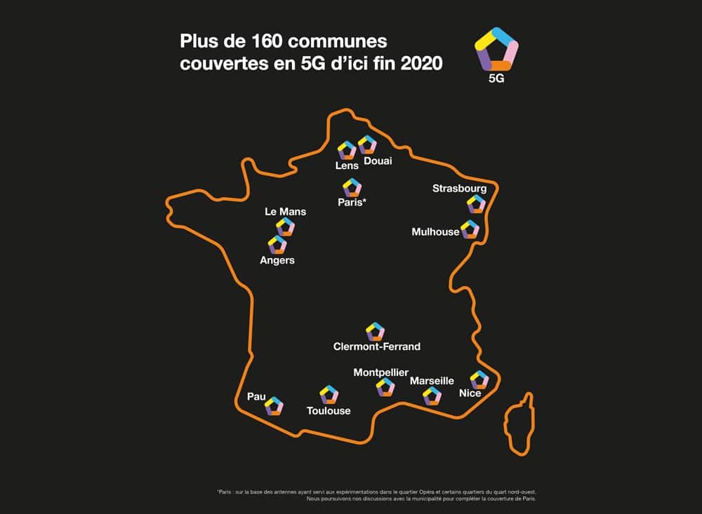 Orange lancera son réseau 5G le 3 décembre dans 15 villes françaises