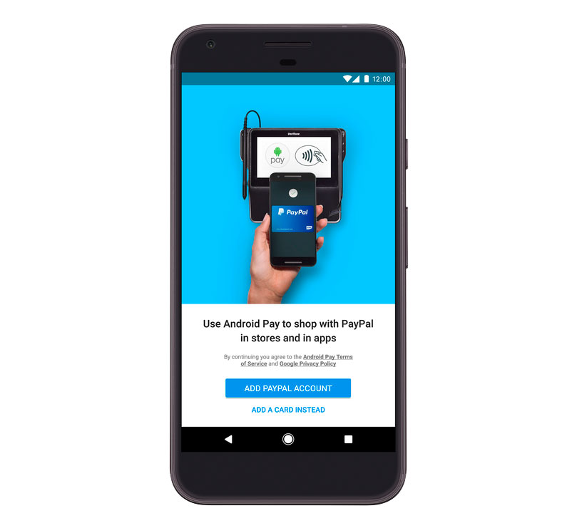 PayPal s'ouvre au paiement en boutiques avec Android Pay