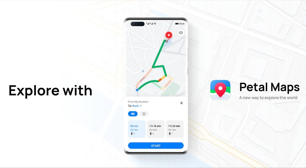 Petal Maps : Huawei lance son alternative à Google Maps sur l'AppGallery