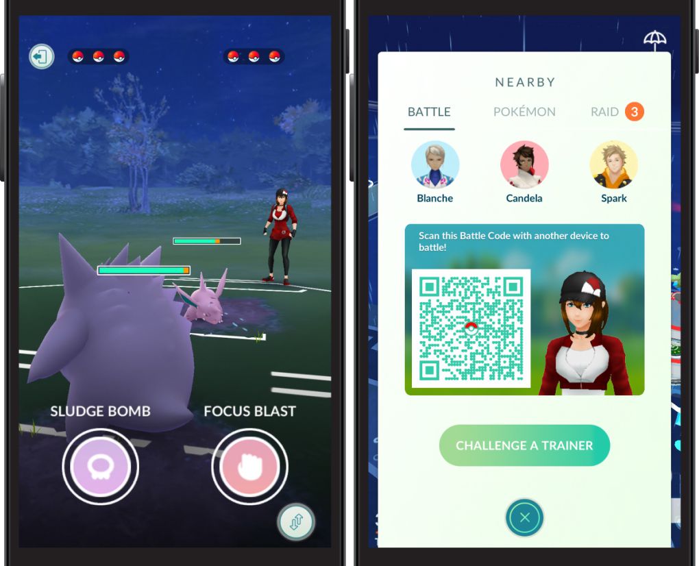 Pokémon Go : les combats entre dresseurs en détails