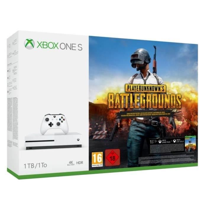 Promo - La Xbox One S 1 To + PUBG à 199 euros