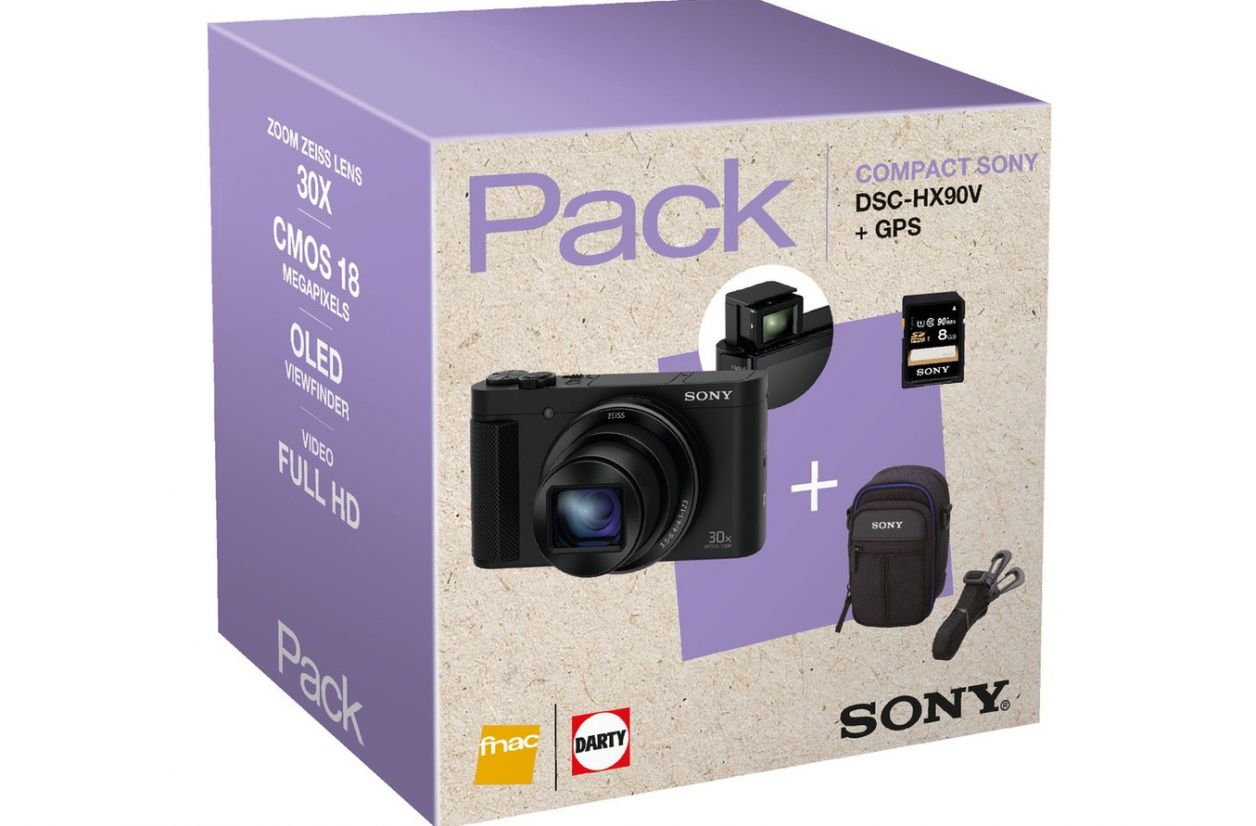 Promo - Un pack Sony CyberShot HX90V à 299,99 euros