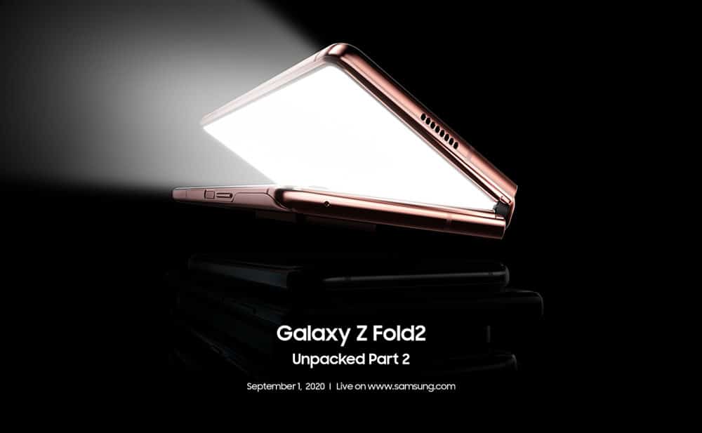 Samsung Galaxy Z Fold2 : le smartphone pliant sera dévoilé le 1er septembre