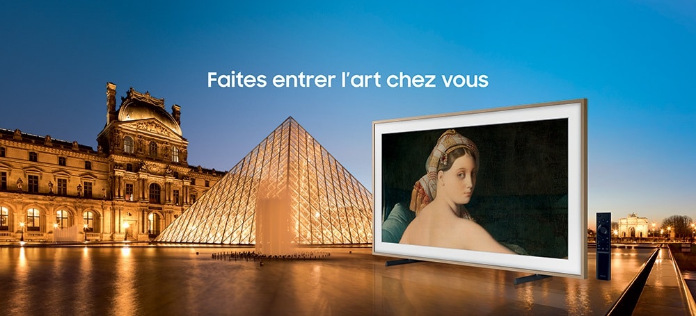 Samsung : le musée du Louvre débarque dans les téléviseurs The Frame