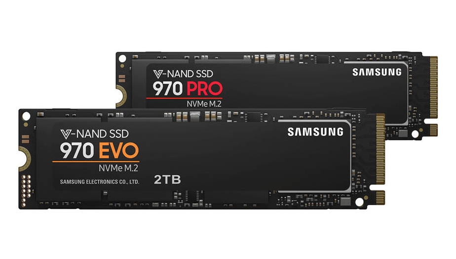 Samsung renouvelle ses SSD NVMe avec les 970 Pro et Evo