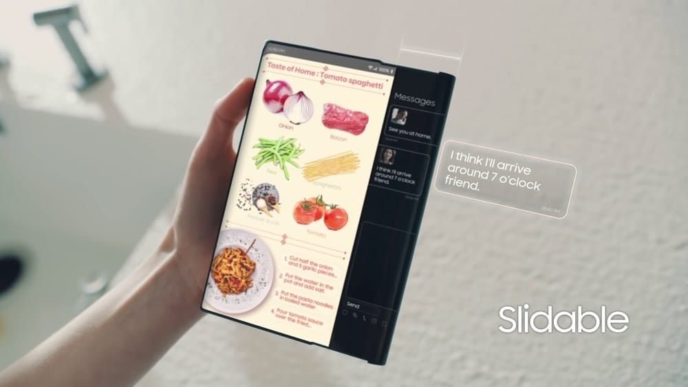 Samsung songe à un smartphone à écran enroulable