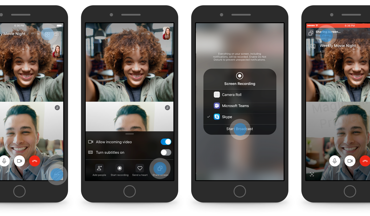 Skype permettra bientôt le partage d’écran sur Android et iOS