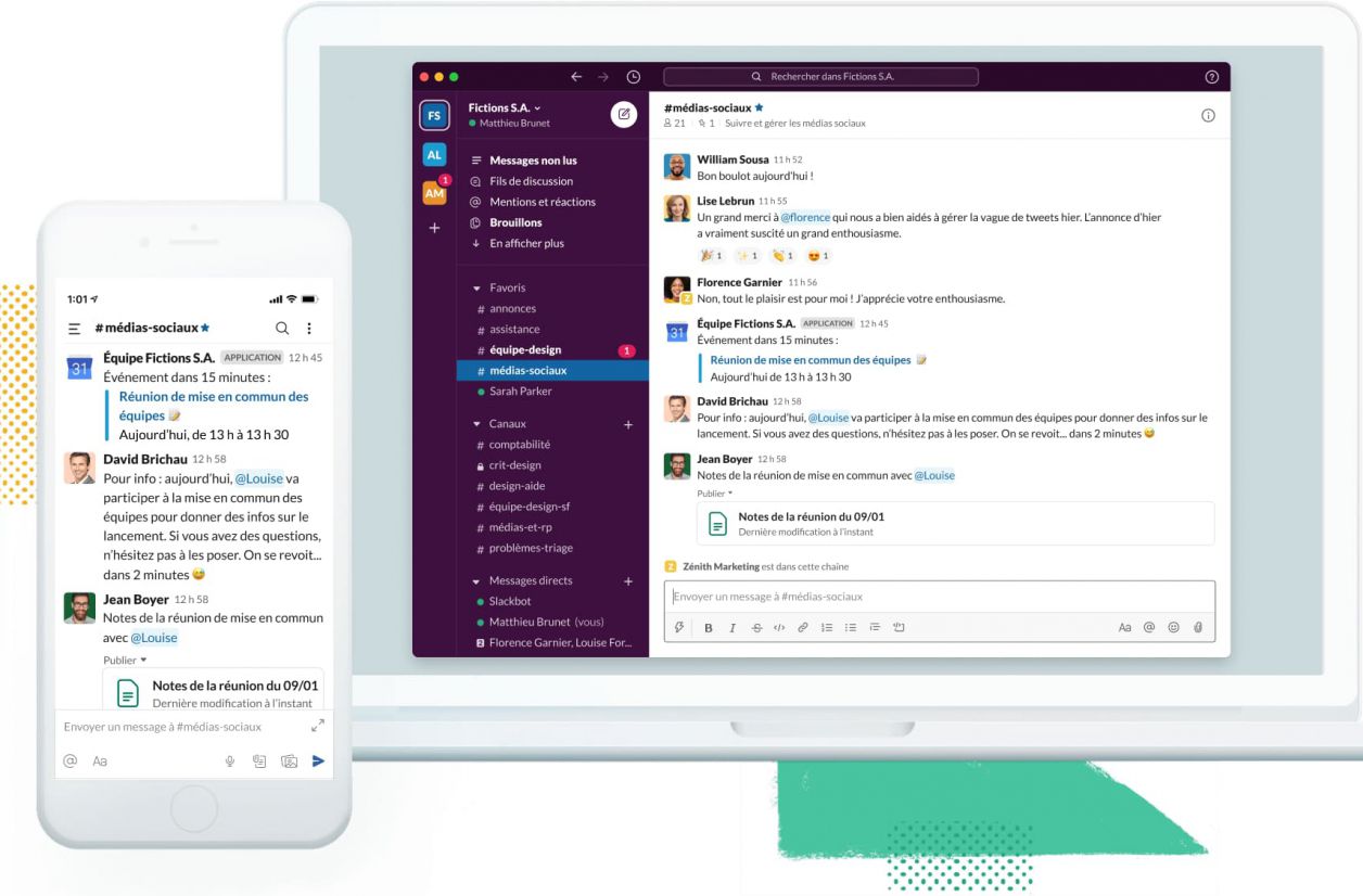 Slack bientôt compatible avec Microsoft Teams pour les appels vocaux