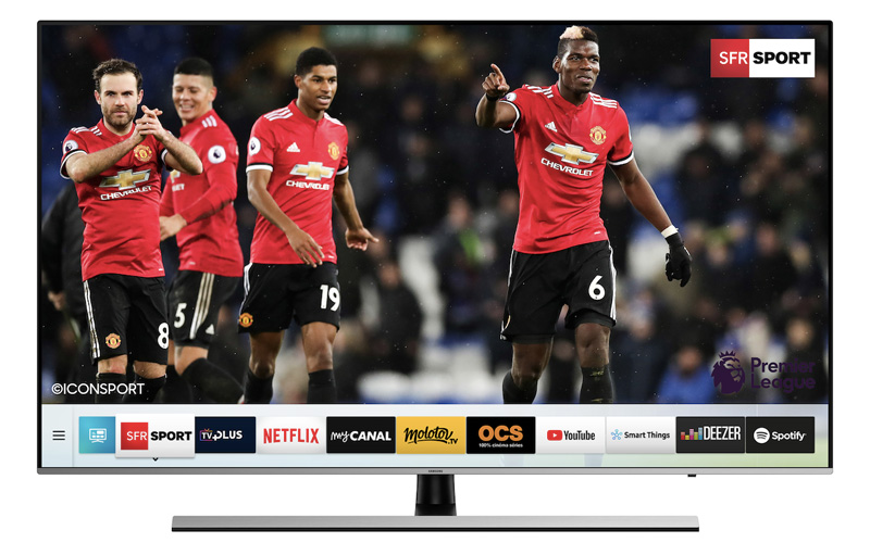 Smart TV Samsung  : tous les matchs de la coupe du monde offerts avec SFR Sport
