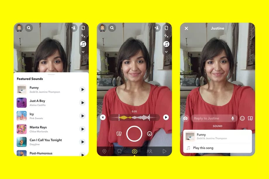 Snapchat va se doter d'une fonction musicale pour contrer TikTok