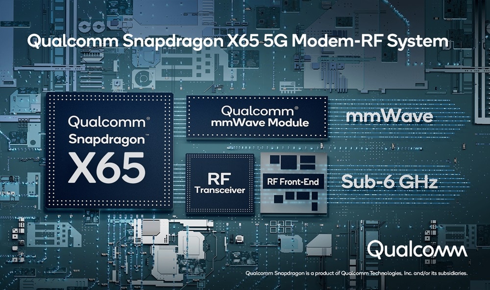 Snapdragon X65 : le nouveau modem 5G de Qualcomm grimpe à 10 Gb/s