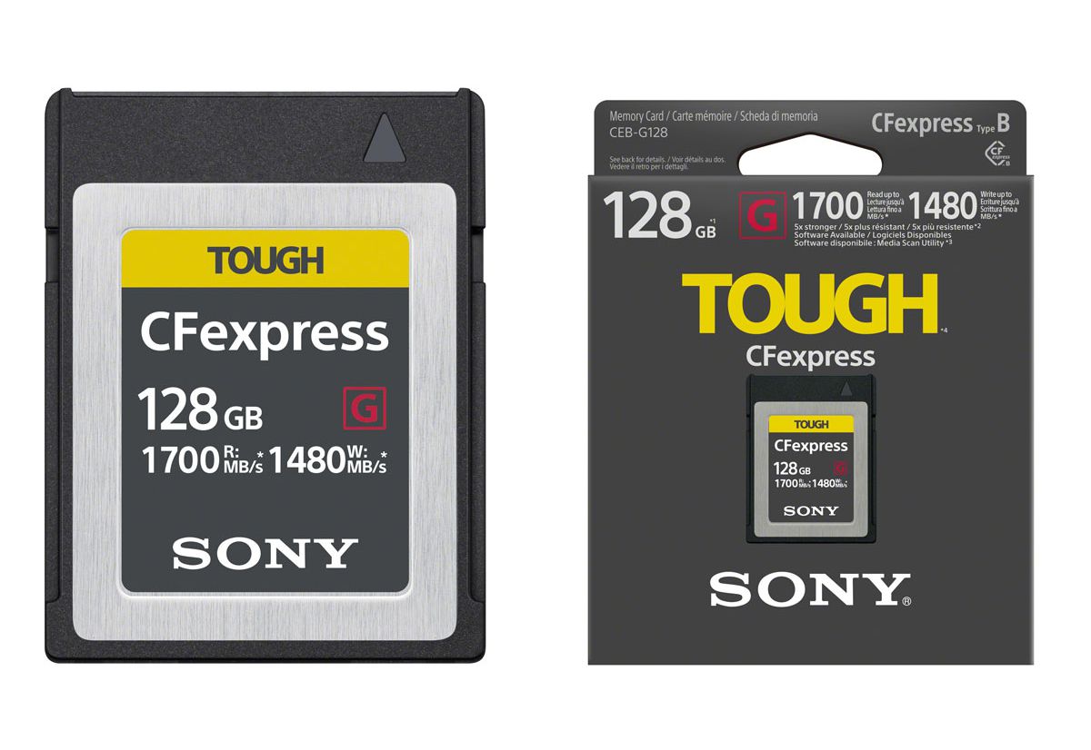 Sony dévoile une carte CFexpress ultra-rapide : jusqu'à 1,7 Go/s