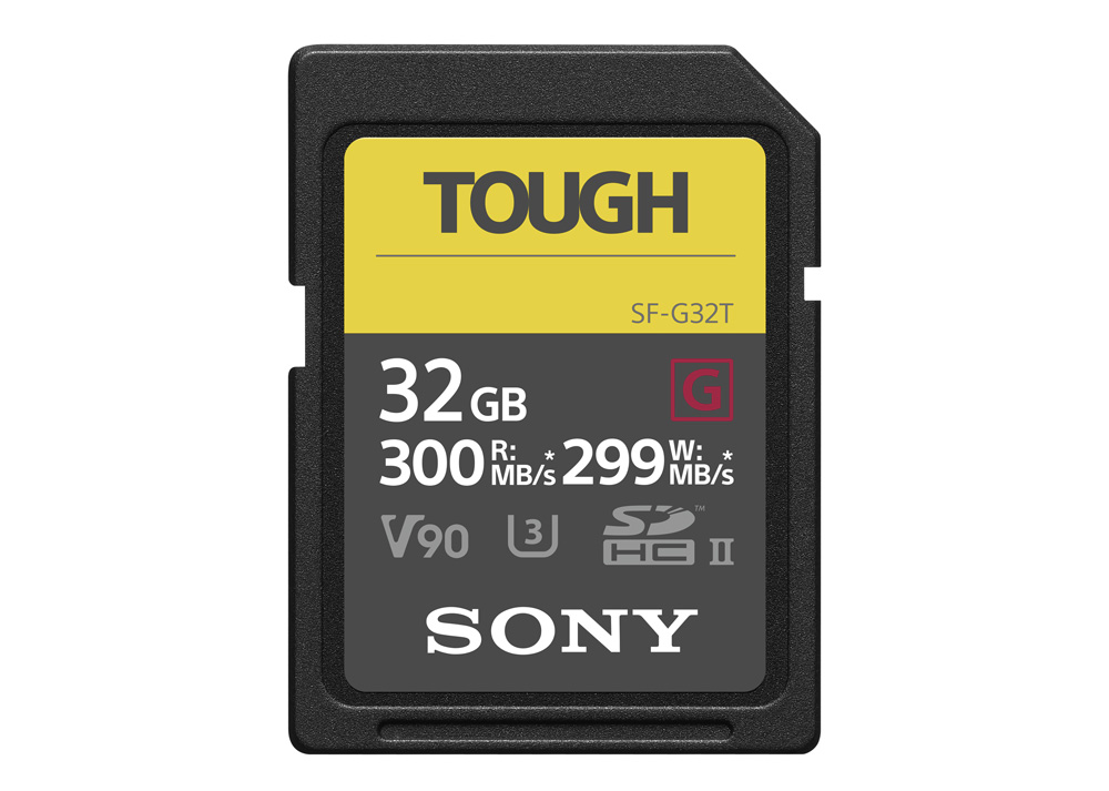 Sony SF-G series Tough specification : des cartes SD robustes pour la rentrée