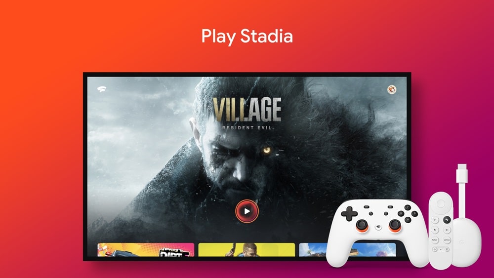 Stadia débarque sur Chromecast avec Google TV et Android TV le 23 juin