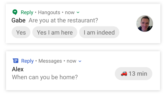 Une équipe de Google travaille sur des « smart replies » pour diverses messageries