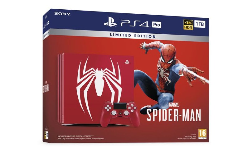 Une PlayStation 4 collector aux couleurs de Spider-Man