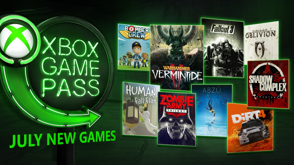 Voici les jeux Xbox Game Pass du mois de juillet