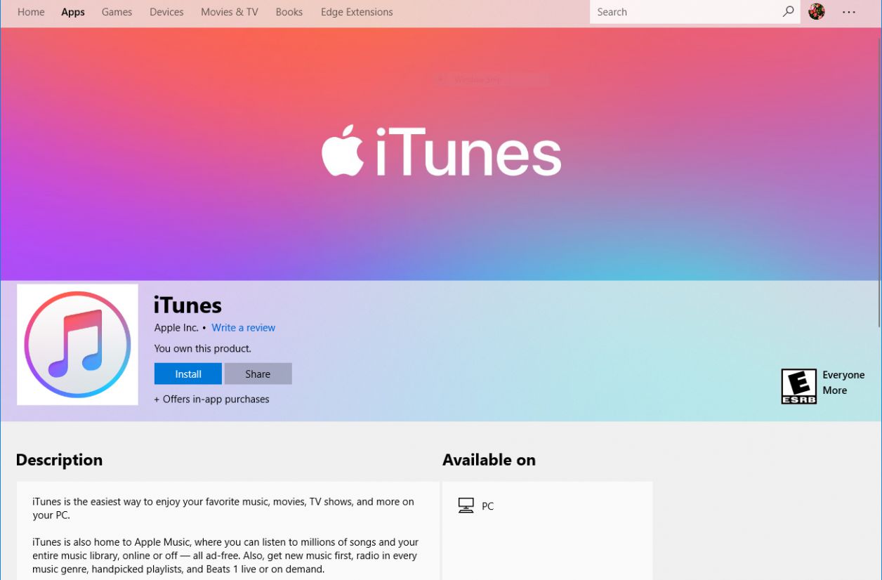 Windows 10 : Apple préparerait le successeur d'iTunes